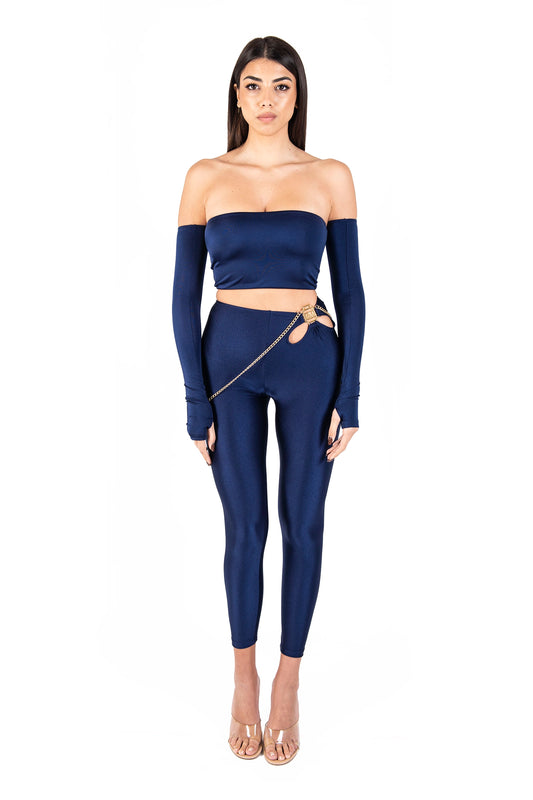 CROP TOP 6LG73 - LEGGINGS 6LG66